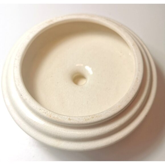 Vintage ALCO Ceramic Canister Trio – Made in Romania – Botanical Floral Design - Picture 15 of 16